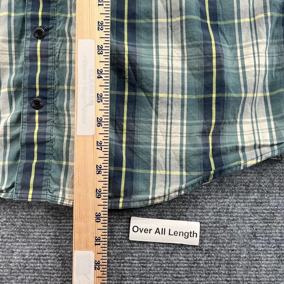 5.11 Tactical Double Flex Covert Snap Button Shirt Mens M Green Plaid RAPIDraw - Picture 7 of 9